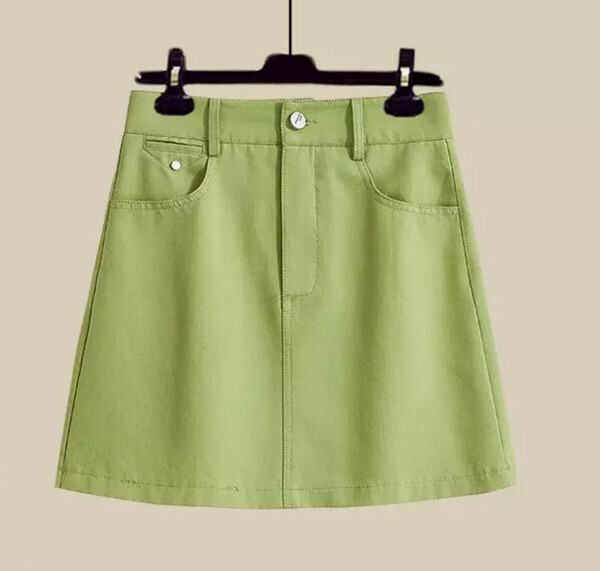 Skirt#Single Piece (Green) (M-4XL) (Contact customer service to confirm size after placing an order) 