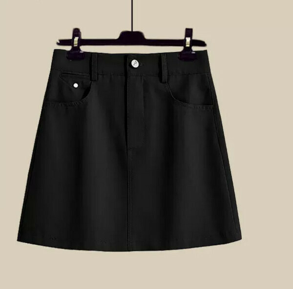 Skirt#Single Piece (Black) (M-4XL) (Contact customer service to confirm size after placing an order) 