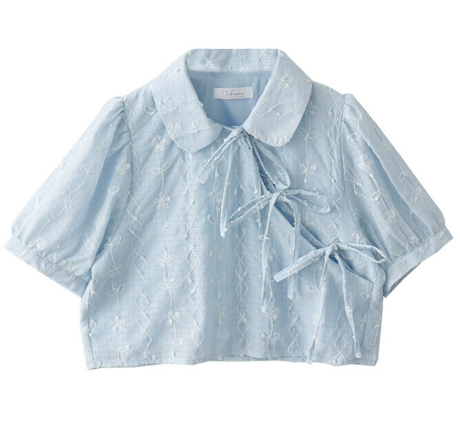Hot Selling Jacquard Shirt [Blue] [Size S-L] (please contact customer service to confirm the delivery size after placing the order)