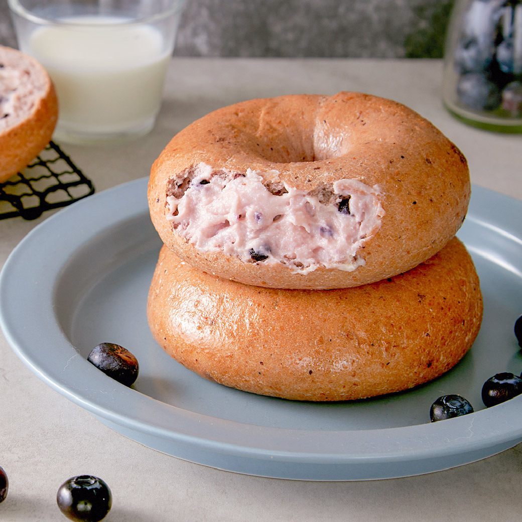 藍莓雪酪減醣貝果3入