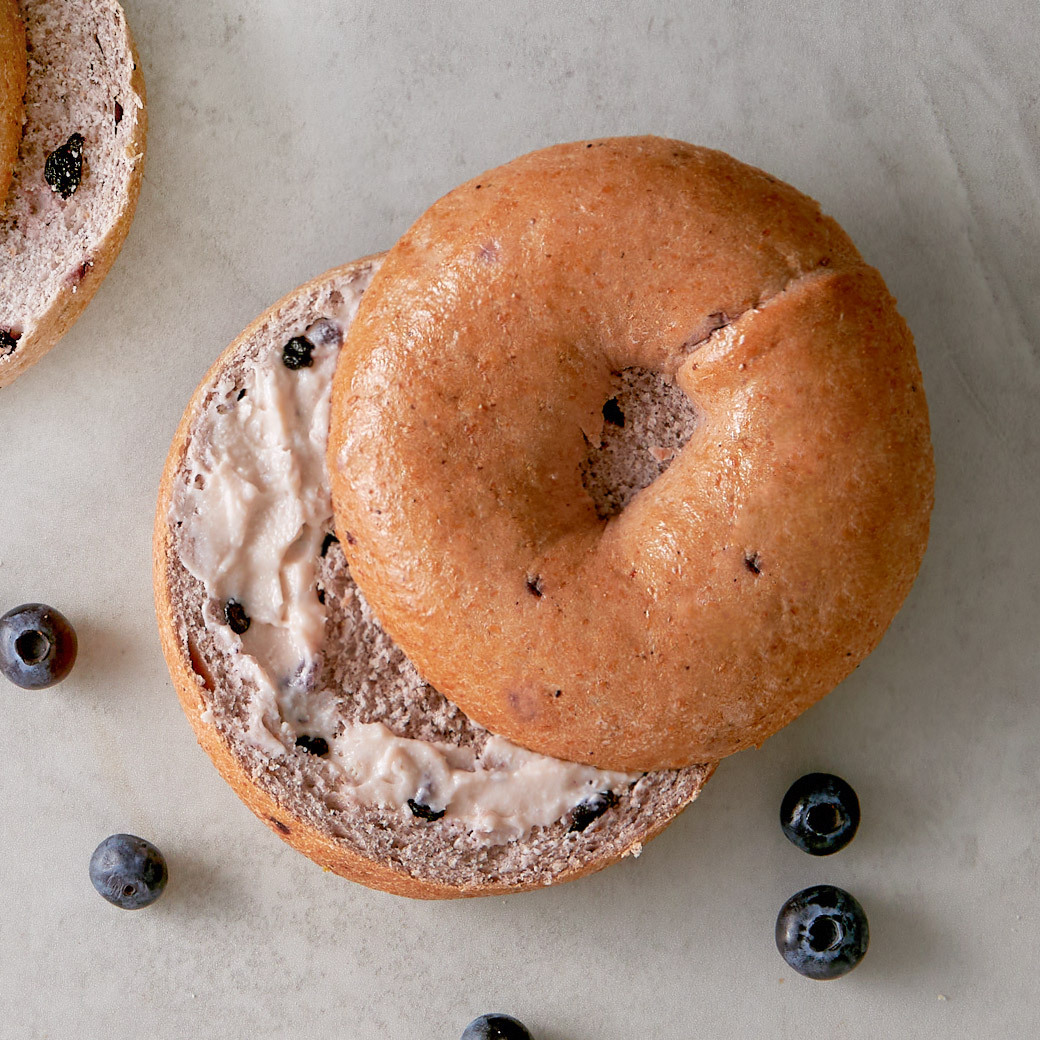 藍莓雪酪減醣貝果3入