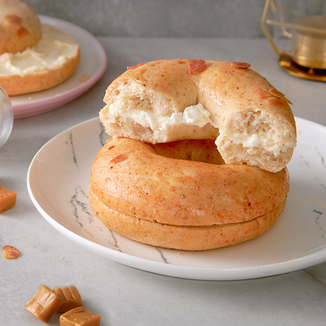 海鹽焦糖乳酪減醣貝果3入