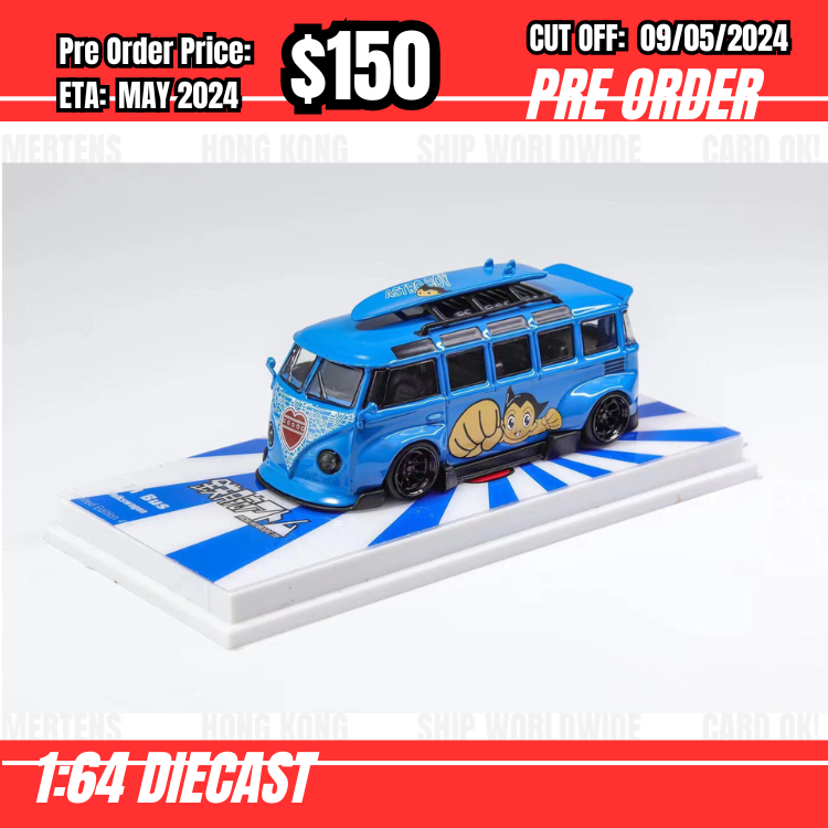 PO-$150 * LF Model  * 1:64 VW T1 Kombi Astro Boy [OD07/05]