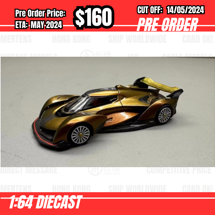 PO-$160 * Demon King Auto * 1:64 Solus GT V10 Magic Gold [OD07/05]