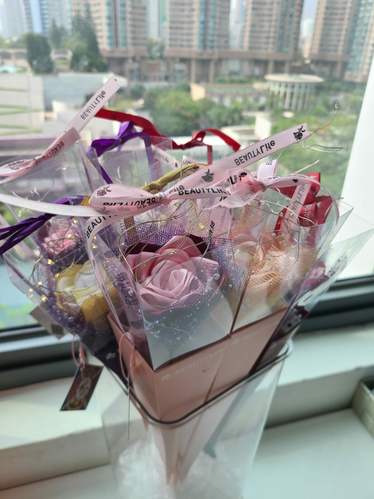 純手工LED燈絲帶花 / 花束