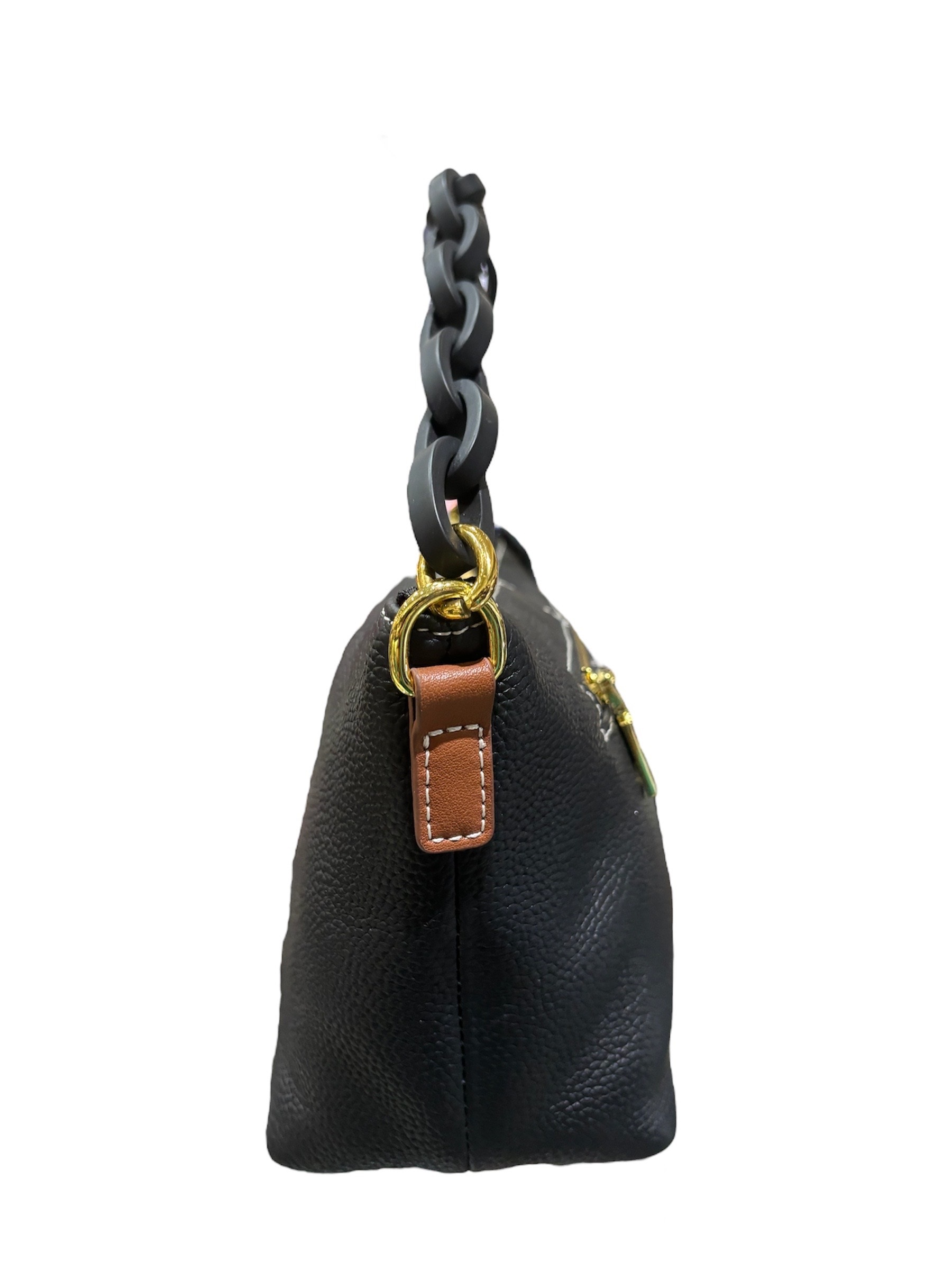 經典黑 真皮牛皮側背包 #SM-8291