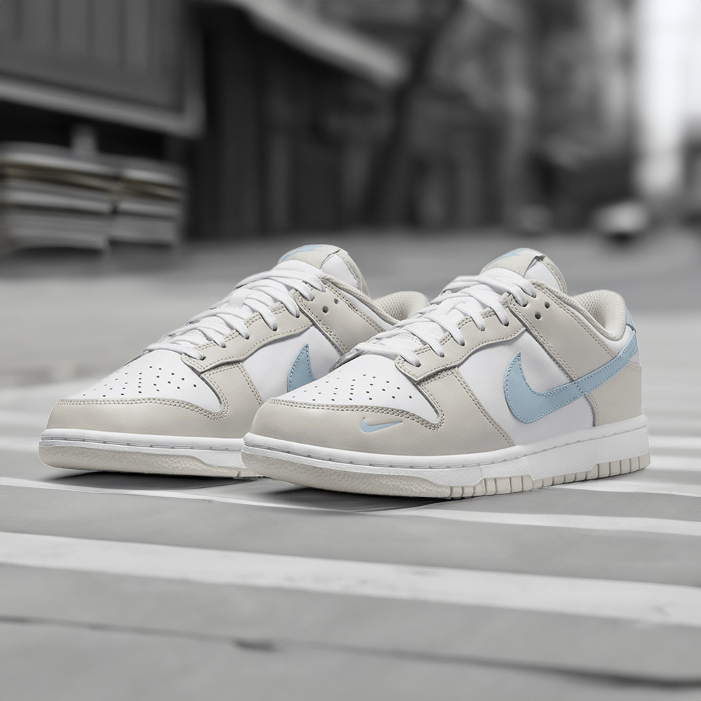 W Nike Dunk Low Light Bone Armory Blue 海鹽冰藍 HF0023-100