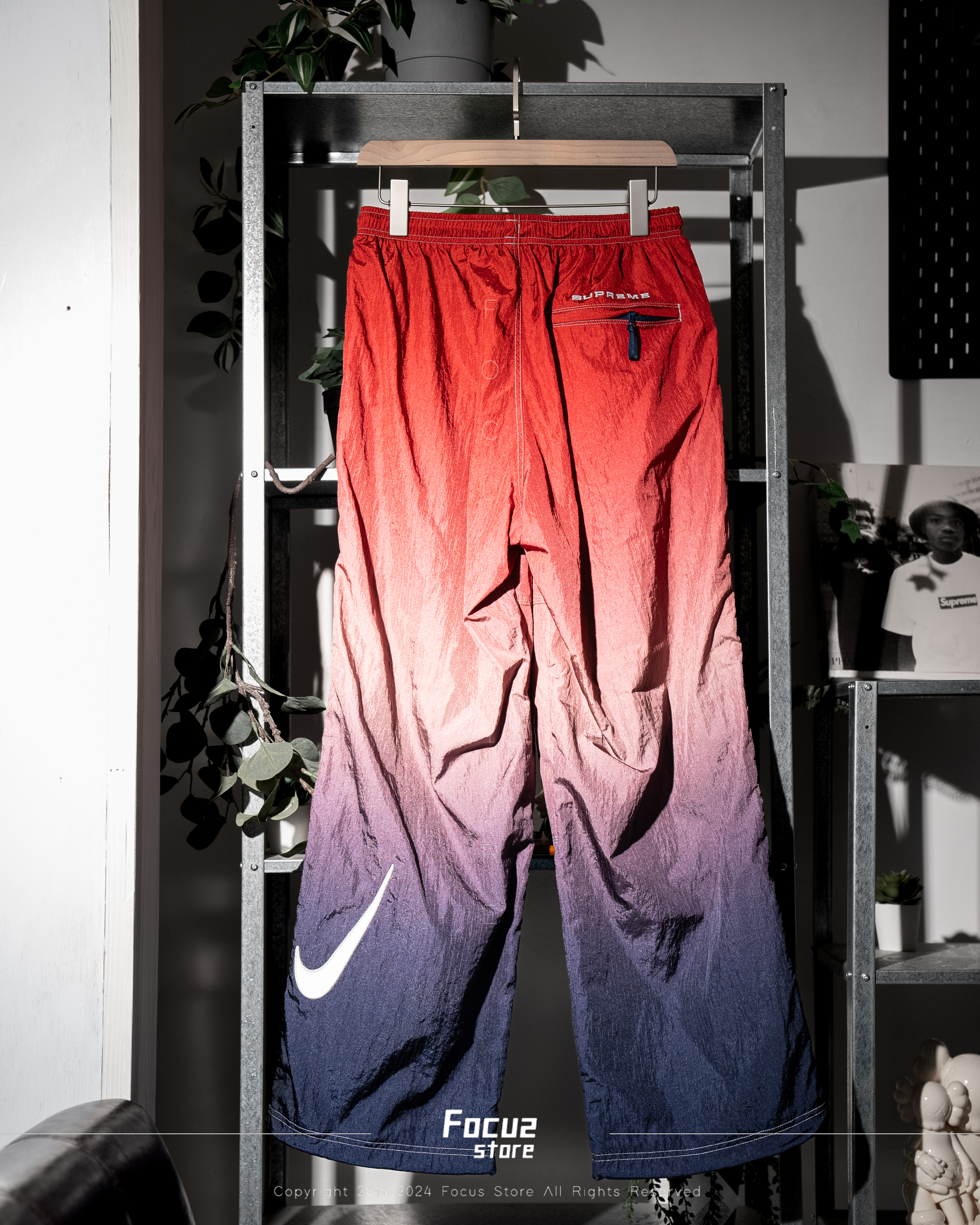 【Focus Store】預購 Supreme x Nike SS24 Week10 Ripstop Track Pant 長褲 兩色