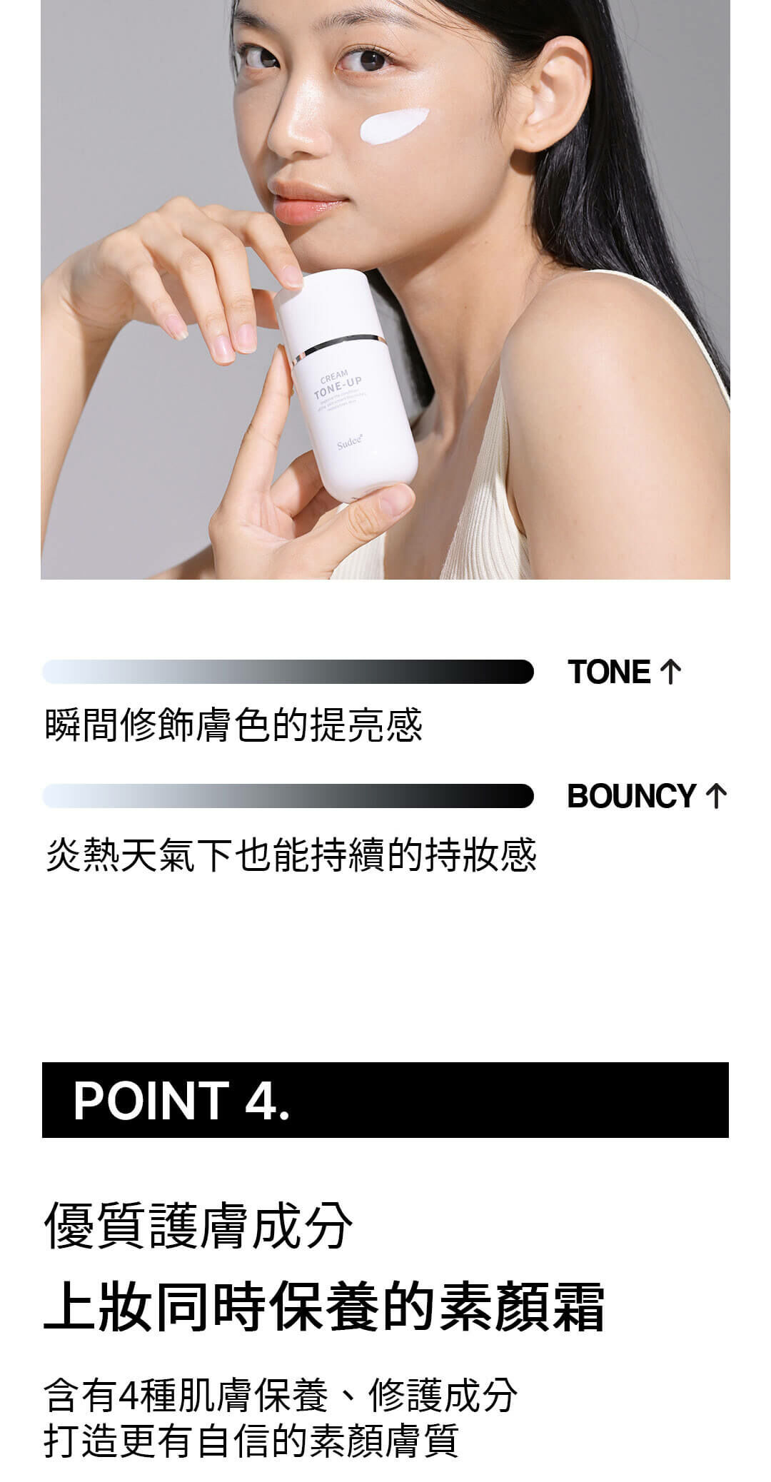 SUDEEᐩ 水光美肌素顏霜