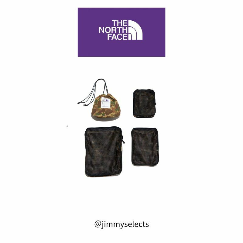 【代購】 THE NORTH FACE  北臉紫標 多功能四件套迷彩收納袋  NN7407N