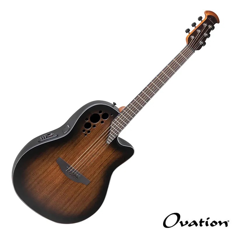 限定款 Ovation Celebrity Elite Plus 澳洲黑相思木 可插電 圓背 電木吉他 ce44p-ablke-g / ce44p-blfl-g