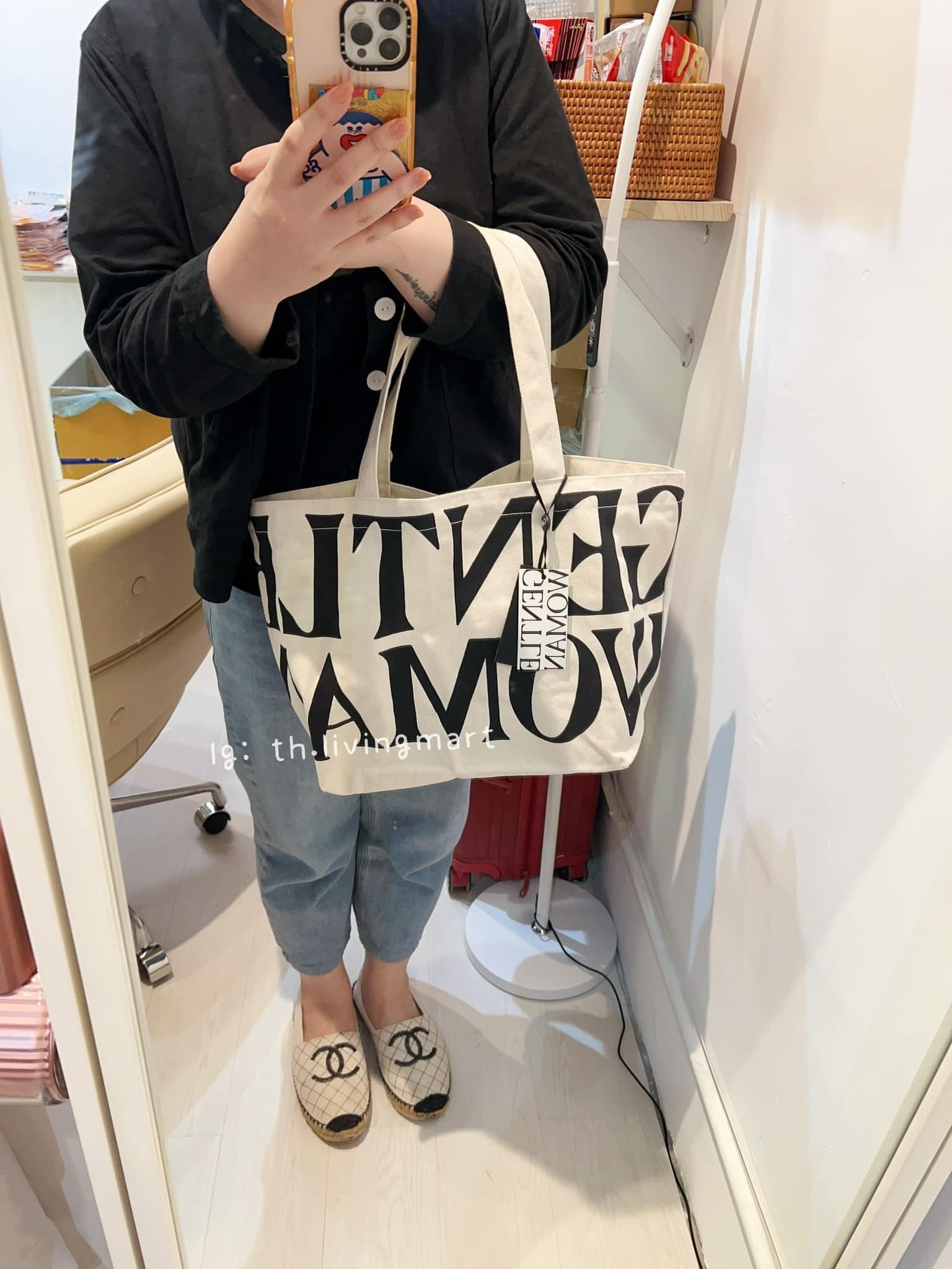 Gentlewoman CANVAS 正階英文字Tote Bag