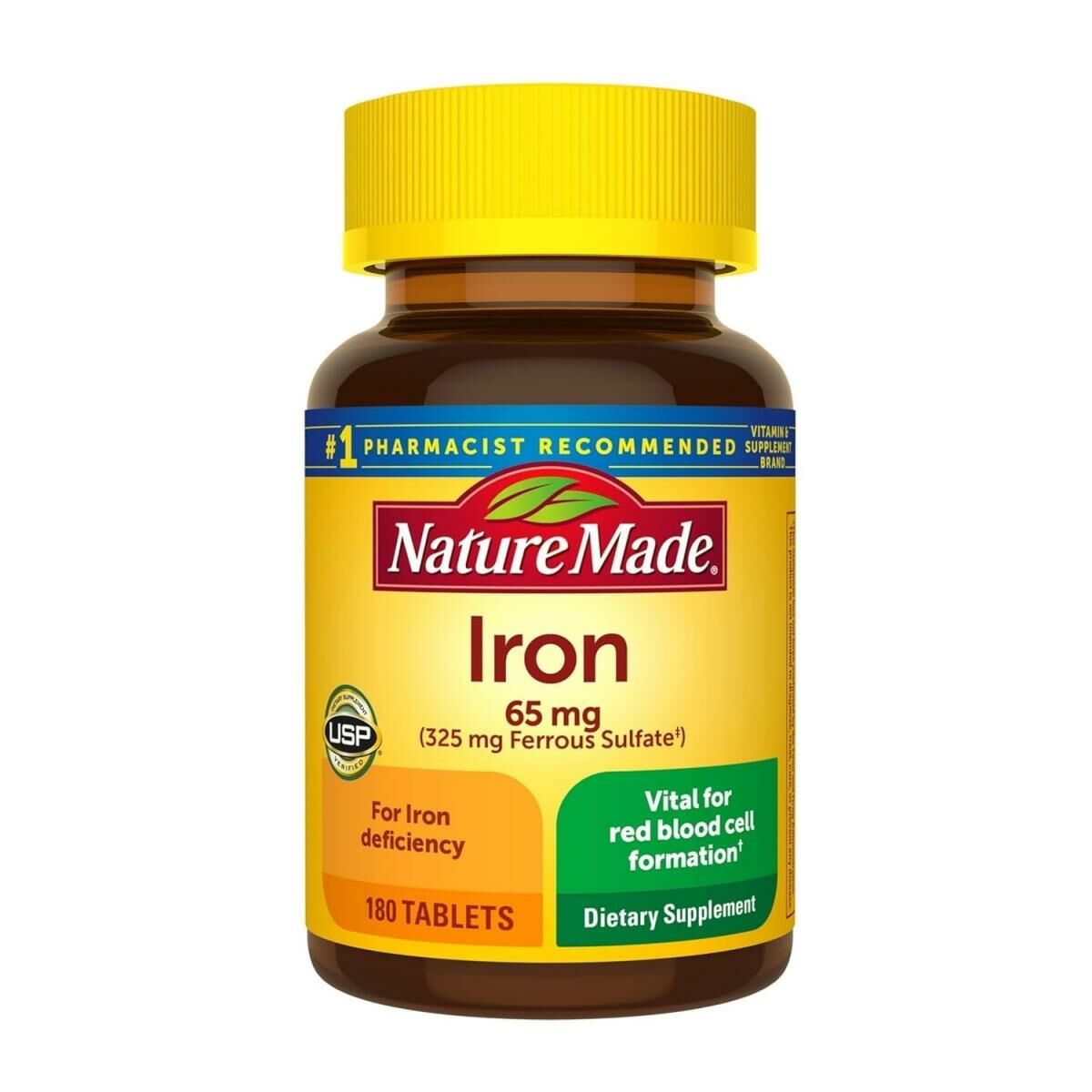 Nature Made - 萊萃美 鐵 65mg 膳食補充劑 365粒裝