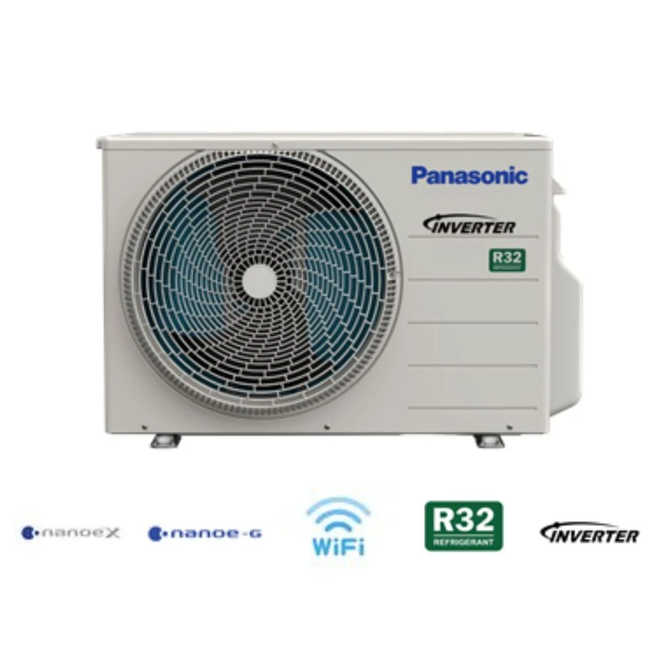 樂聲 Panasonic   CU-2U18YBZ (室外機)‧2匹 R32 Wi-Fi 智能變頻淨冷‧多機掛牆分體式冷氣機‧香港行貨,原廠1年全機,5年壓縮機保養‧