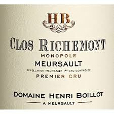 Henri Boillot Meursault 1er Cru Clos Richemont 2022 (V95)