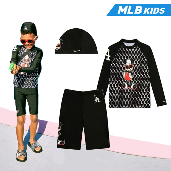 🇰🇷 韓國 MLB 米奇系列 小童泳衣 原價 $599<此為清貨價貨品不設退換>（K5/IC640）
