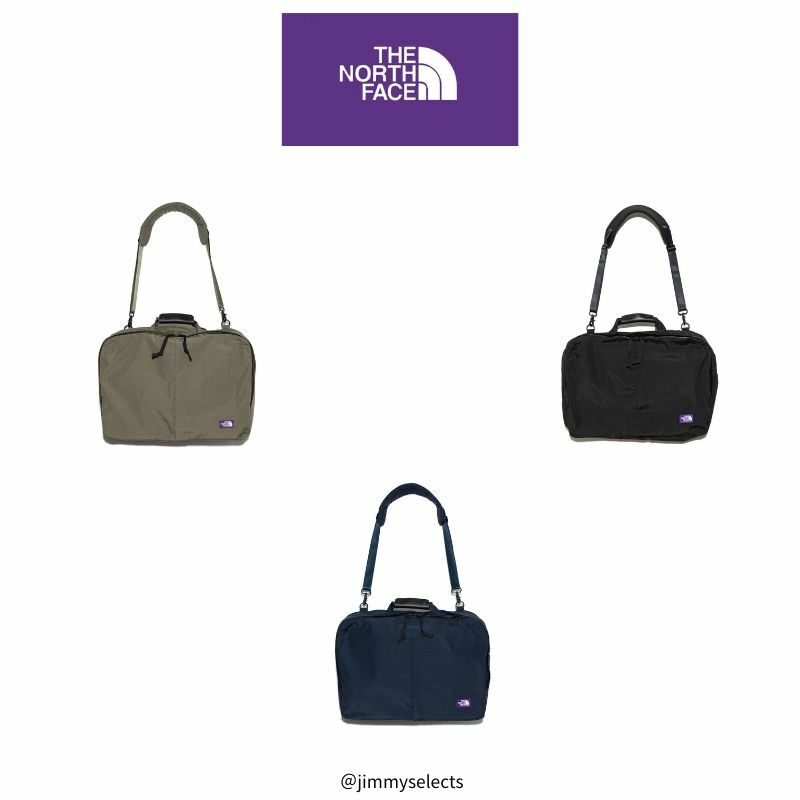 【代購】THE NORTH FACE  北臉紫標 北臉紫標 多夾層後杯手提斜背三用包  NN7357N