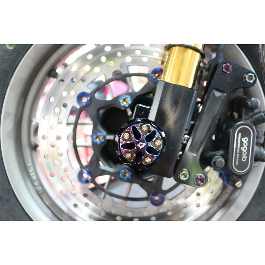 GOWORKS 前叉防倒球 通用款 輪芯12mm