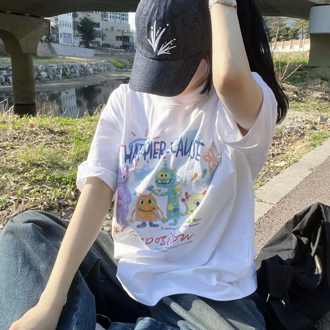 現貨 | CPGN Studio DTP Happy Day Tee 韓國製 寬鬆版 短袖