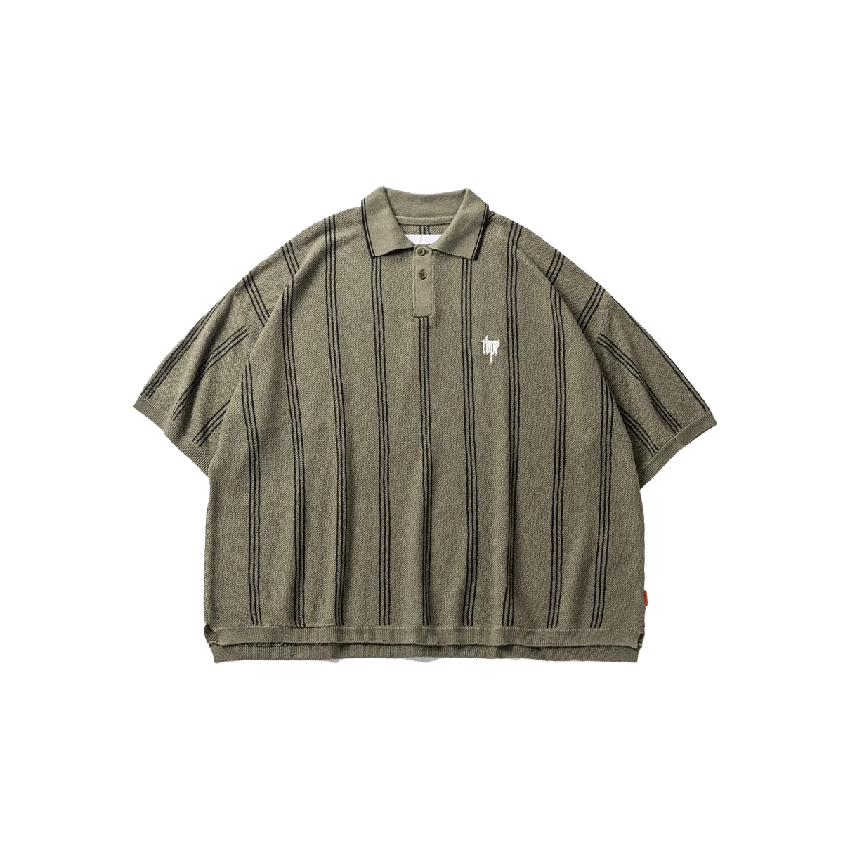 TIGHTBOOTH - Stripe Knit Polo - 3 Colors TIGHTBOOTH - Stripe Knit Polo - 3 Colors