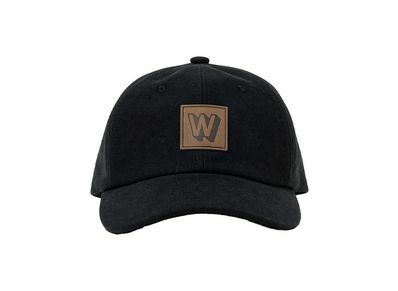 -(B5b04)-WTAPS T-6M 02 / CAP / COTTON. SAILCLOTH. PLATOON 皮標 W 六分割帽 黑色/綠色-241HCDT-HT03