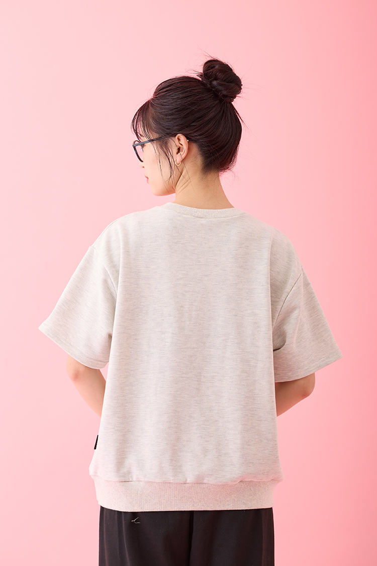 預訂｜Chiikawa 學院風半袖衛衣 CGC Ash