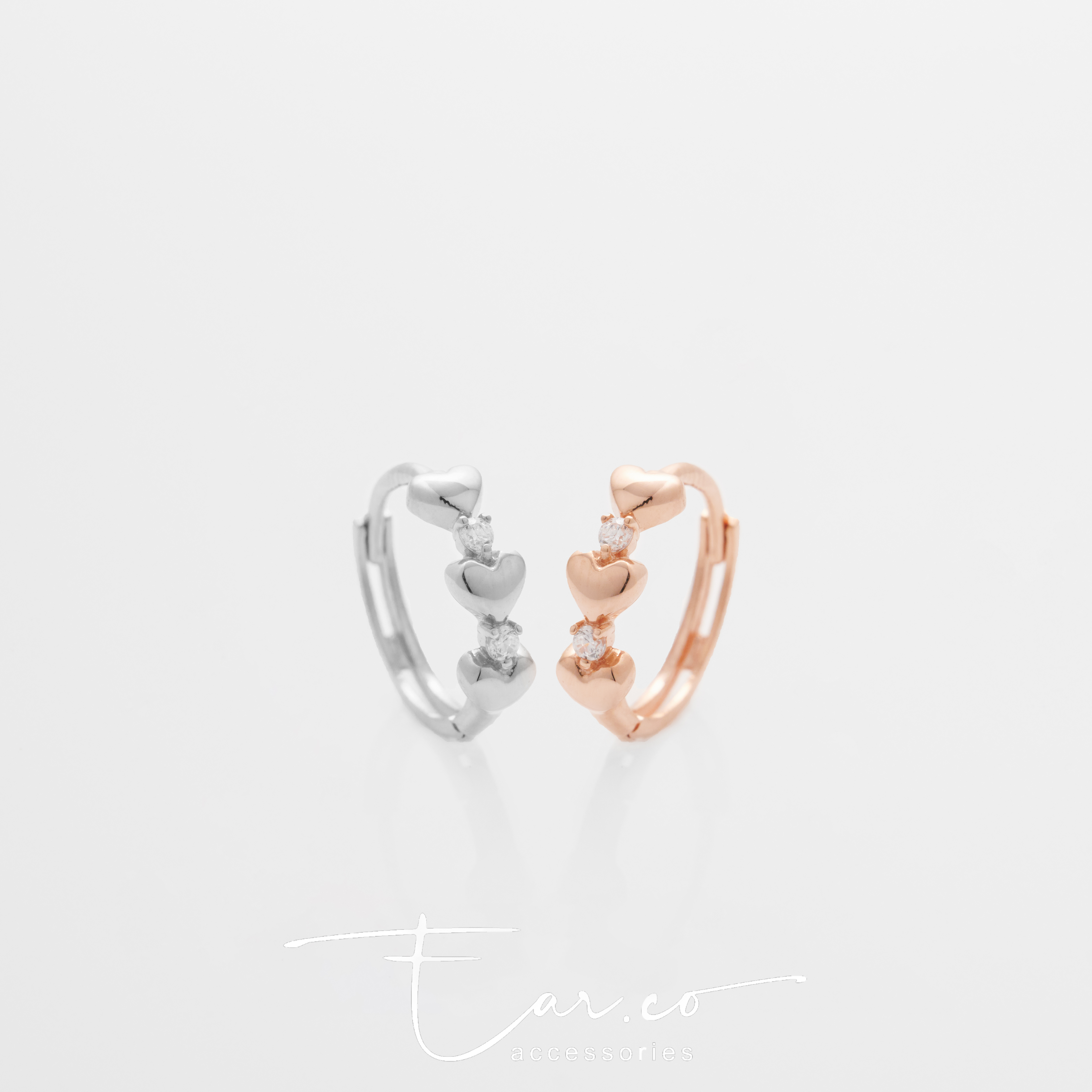 H13 Hoop (單隻) - 14K SOLID GOLD