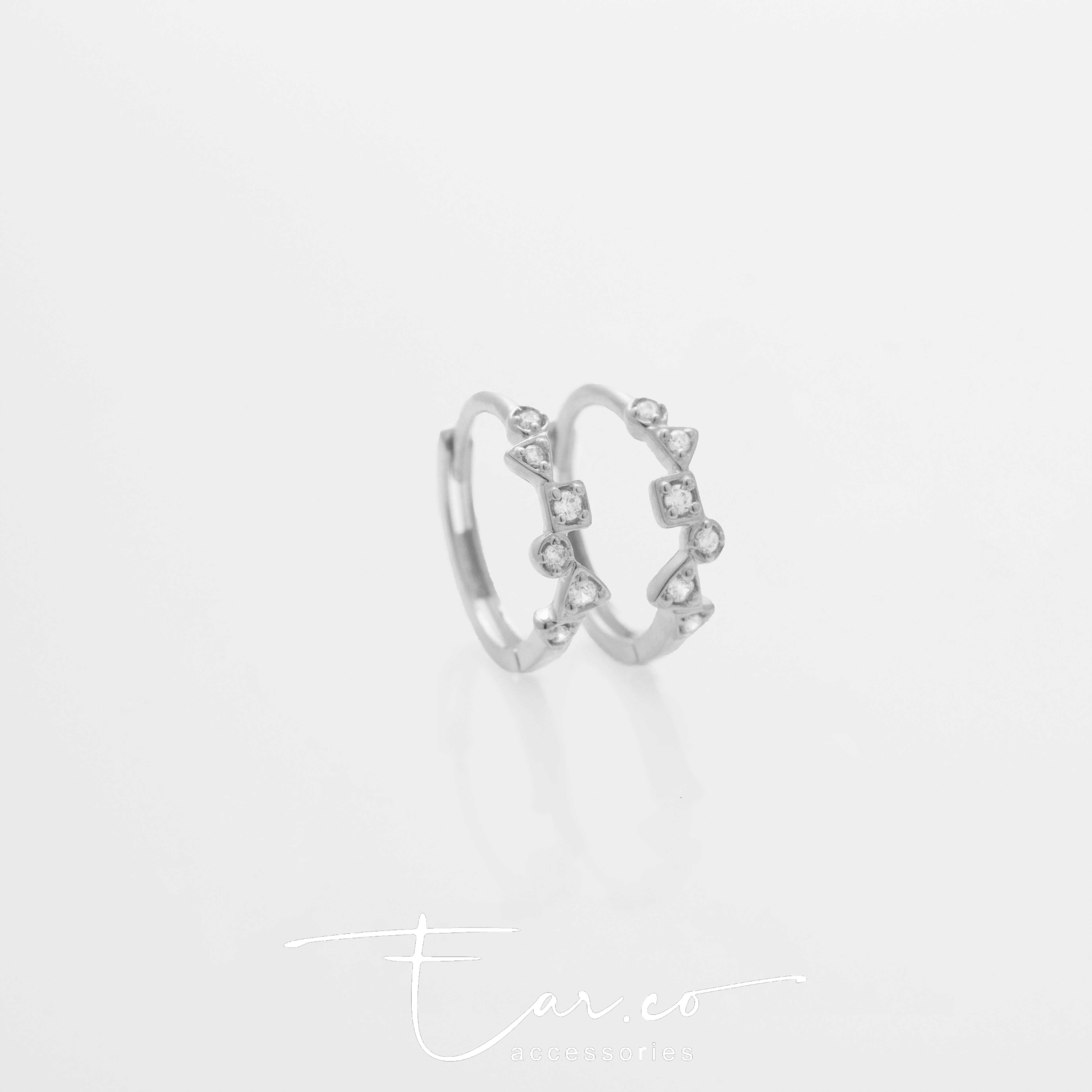 H21 Hoop (單隻) - 14K SOLID GOLD