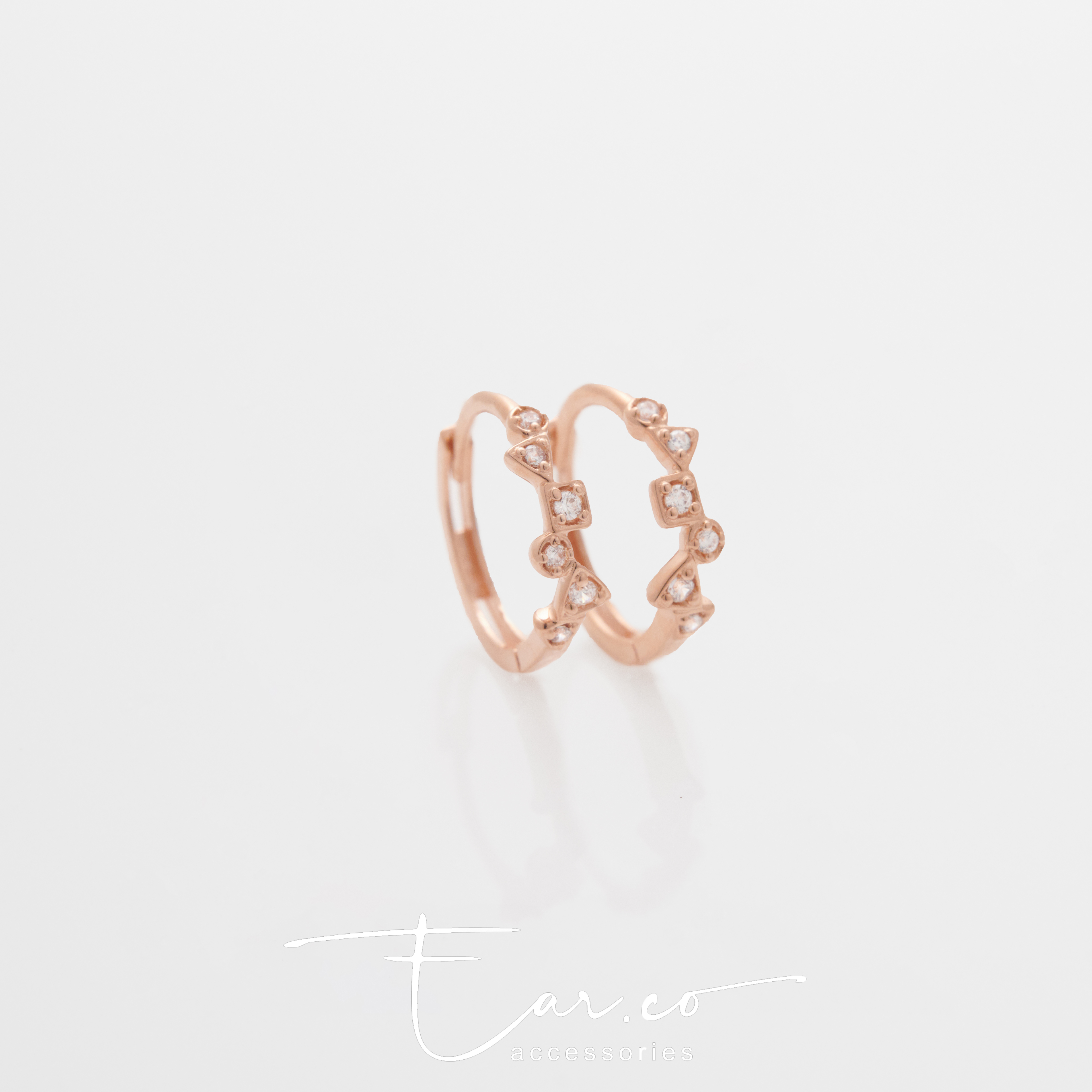 H21 Hoop (單隻) - 14K SOLID GOLD