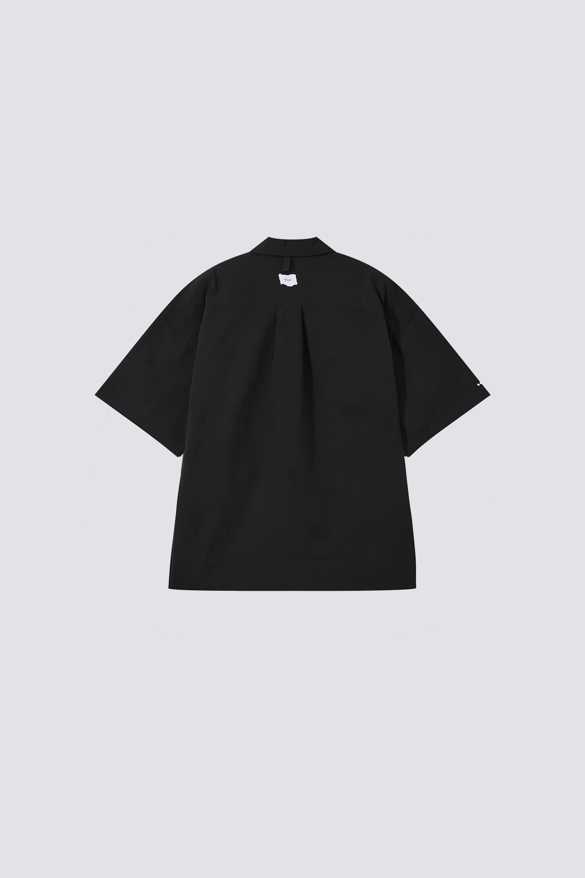 Seersucker Round Bottom Shirt｜Black｜Hong Kong Original Design