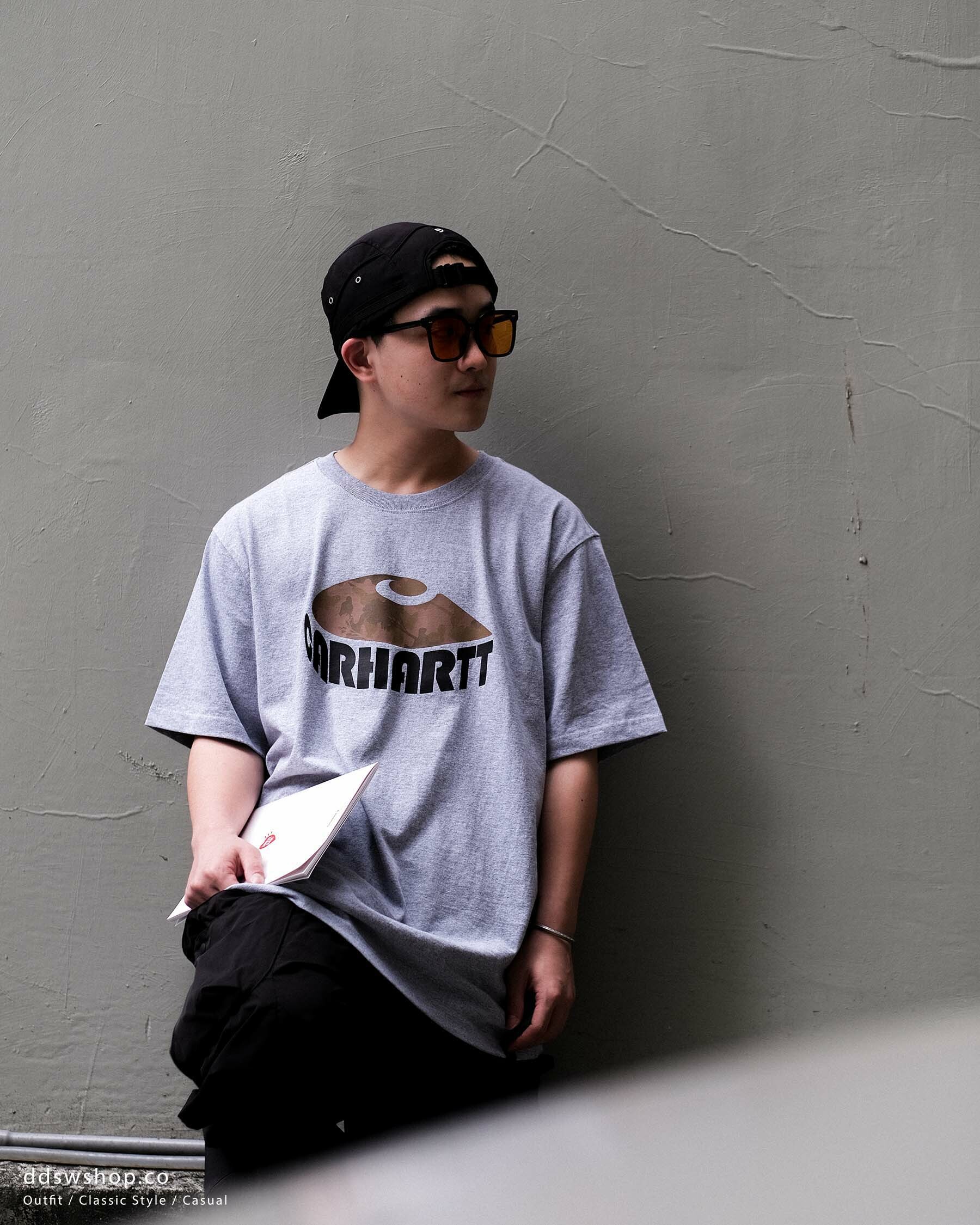 Carhartt 24SS workwear logo graphic Tee 立體Logo圖踢