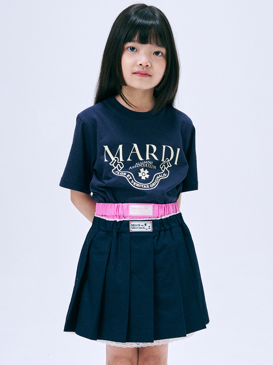 Mardi Mercredi KIDS TSHIRT ALUMNI CLASSIQUE_NAVY CREAM