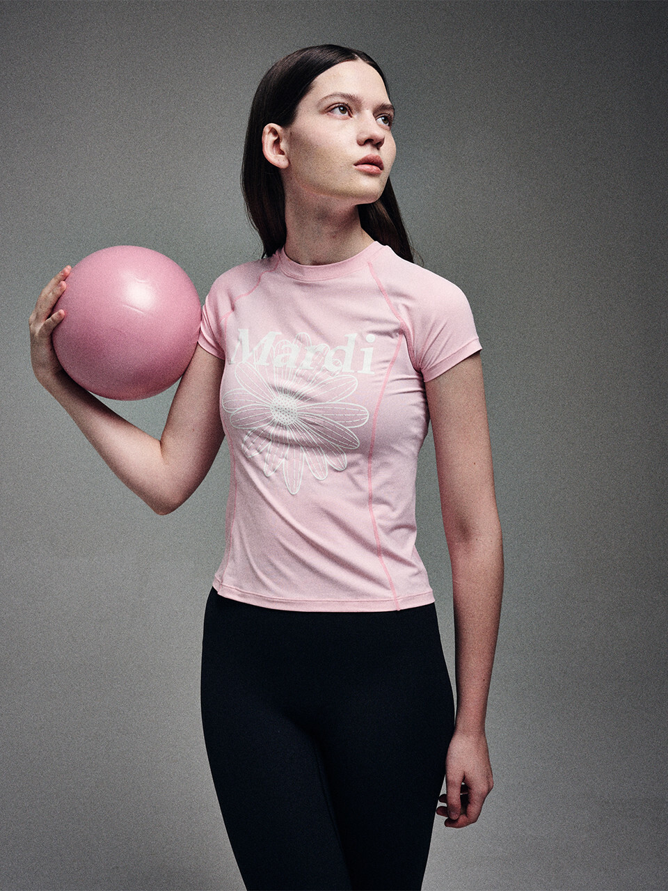 Mardi Mercredi Actif AIRLIFT Slim Fit Top Flowermardi_L