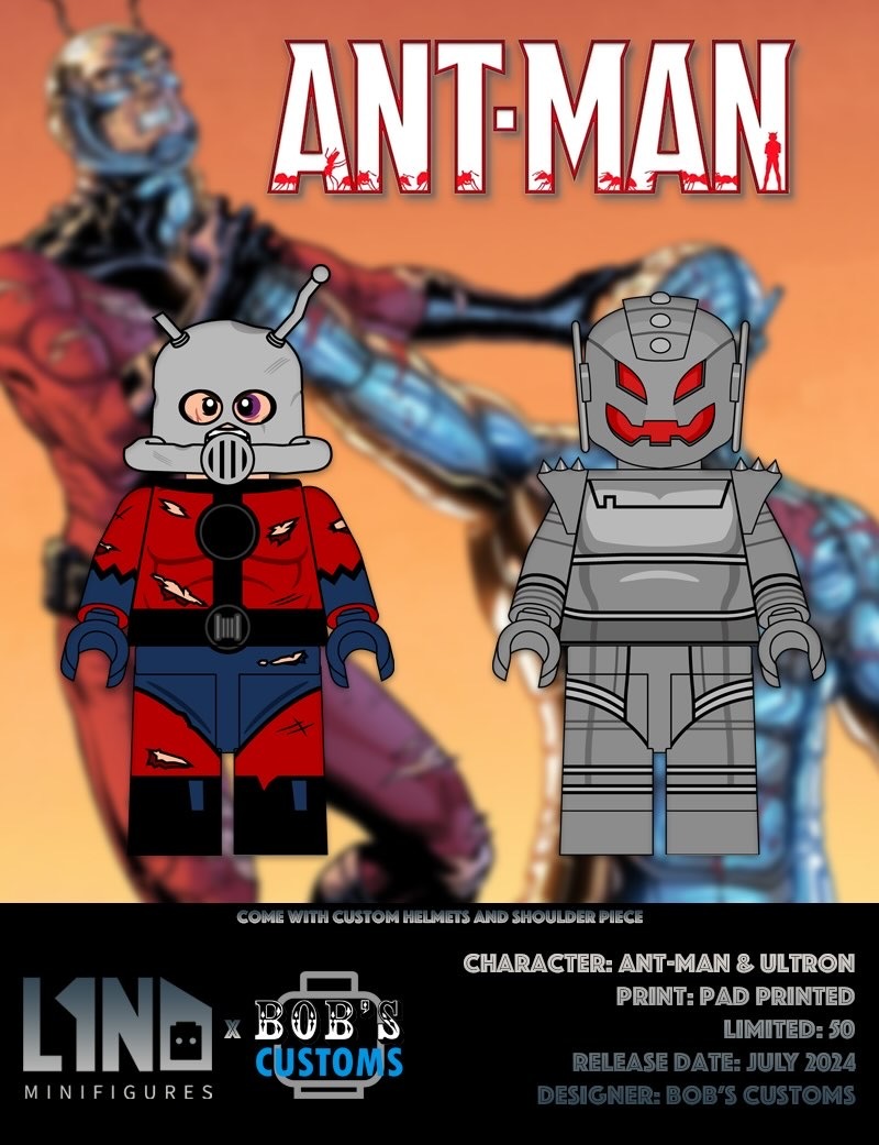 【L1N6_minifigures x Bob's Customs】螞蟻人