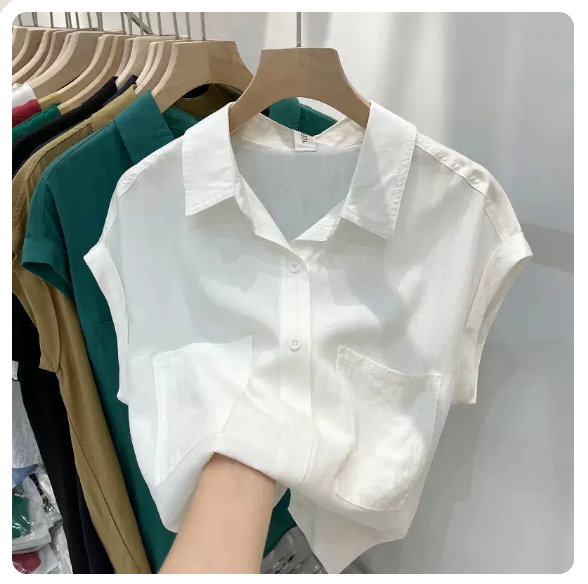 熱賣短袖襯衫(白色 尺碼:S-3XL)(下單後請聯絡客服確認發貨尺碼)