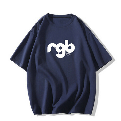 Hot selling short-sleeved T-shirt [Navy Blue] [XS-2XL size] (please contact customer service to confirm the delivery size after placing the order)