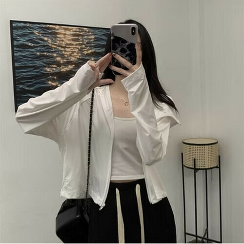 Hot Selling Sun Protection Clothing [White] [One Size Fits All]