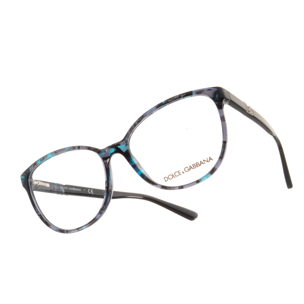 【DOLCE&GABBANA】DG3154P 2689 簡約美學典雅貓眼框光學眼鏡