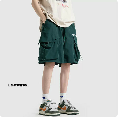 熱推工装速干短褲（綠色M-5XL)（下單后聯繫客服確認發貨尺碼）
