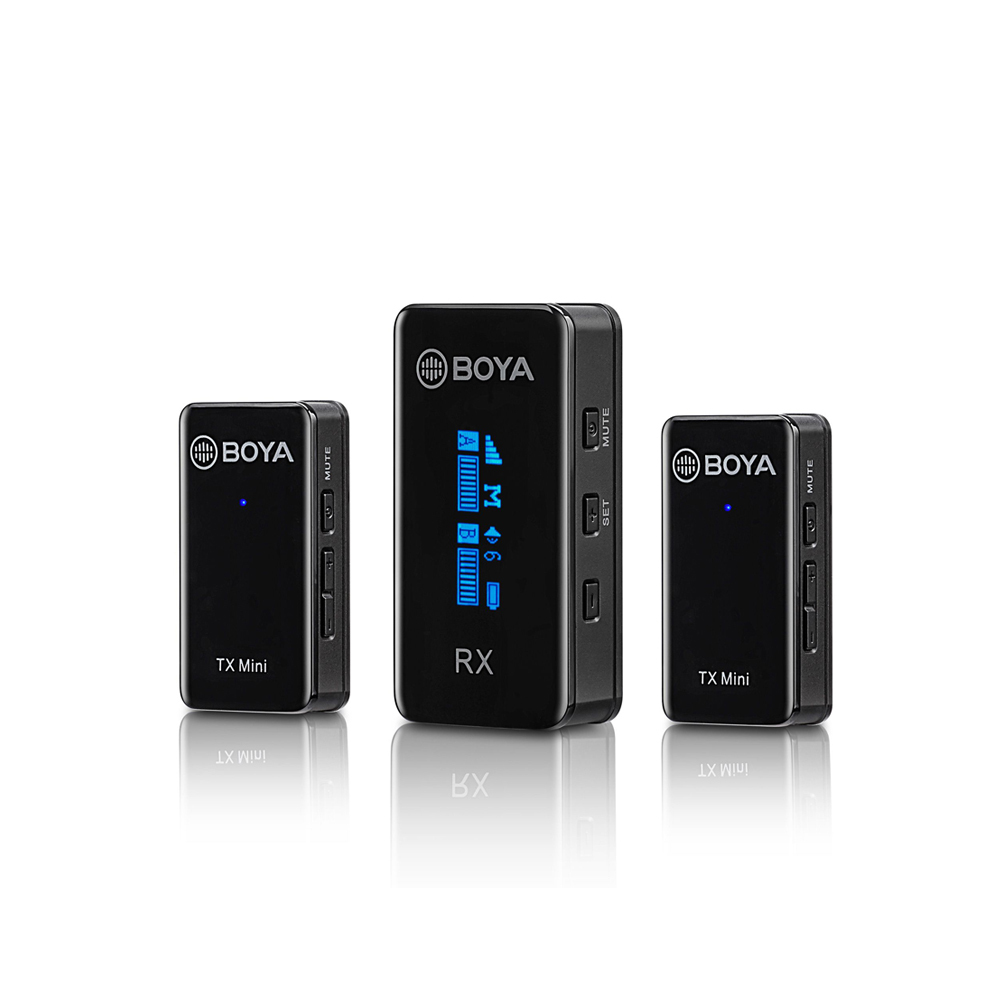 BOYA 博雅 BY-XM6-S2 MINI 一對二雙聲道無線迷你麥克風 (東城代理公司貨)