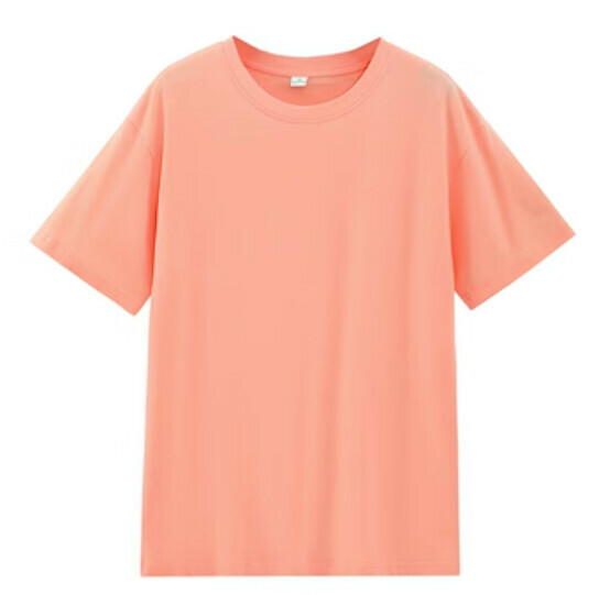 Short-sleeved solid color T-shirt (watermelon red [heavy 260g] S-4XL contact customer service to confirm the shipping size after placing an order)
