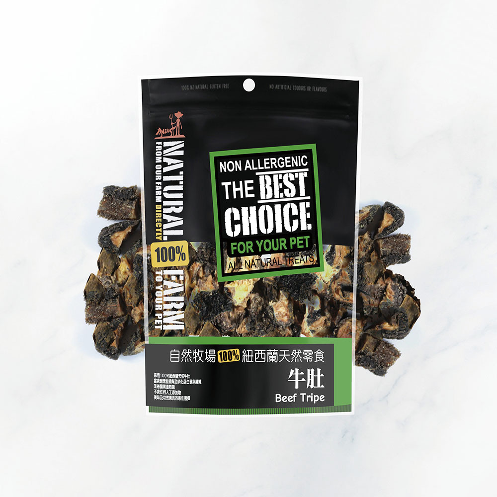 天然寵物零食．牛肚