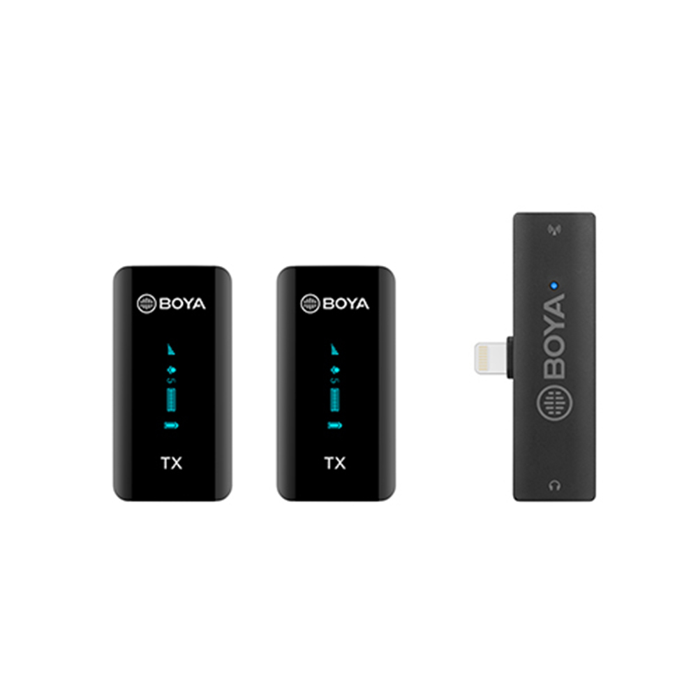 BOYA 博雅 BY-XM6-S4 一對二雙聲道無線迷你麥克風-Lightning (東城代理公司貨)