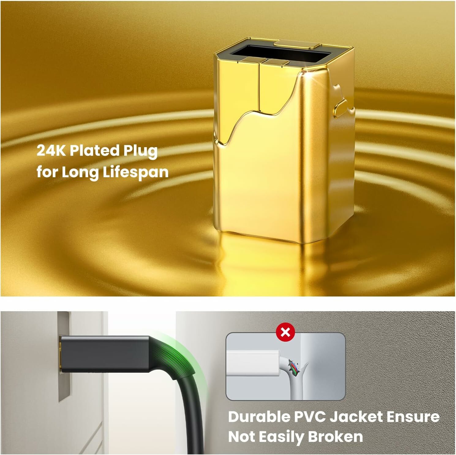 UGREEN - USB 2.0 Printer/Scanner Cable (雙鍍金) (1M - 5M)