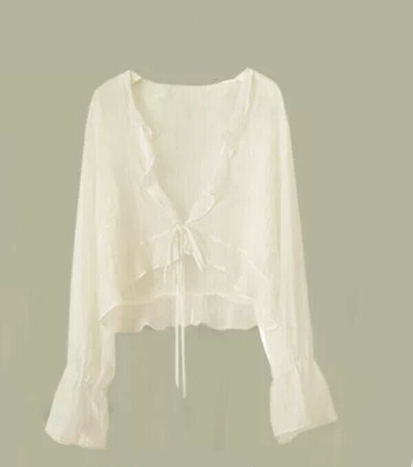 Skin-covering and thinning sunscreen shirt#Single piece (apricot) (M-4XL) (Contact customer service to confirm the size after placing an order) 