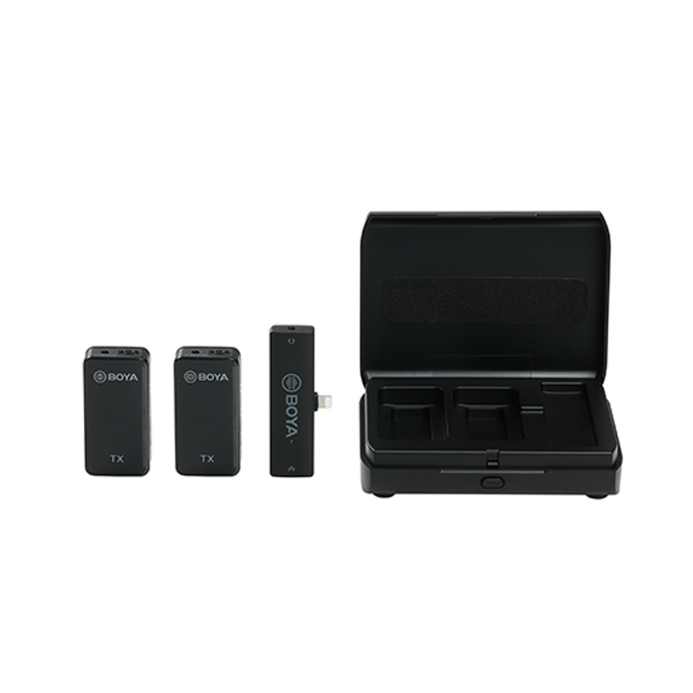 BOYA 博雅 BY-XM6 K4 一對二雙聲道無線迷你麥克風-Lightning (東城代理公司貨)