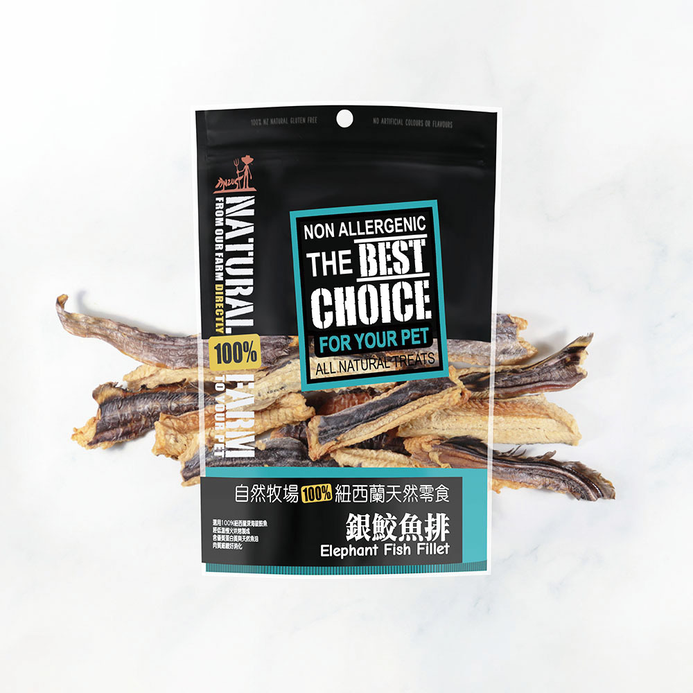 天然寵物零食．銀鮫魚排