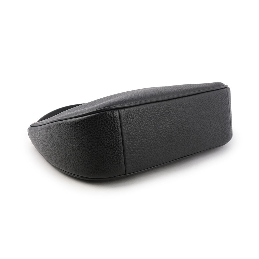 【COACH】Teri 金字素面荔枝皮革二用包(黑色) CA209 IMBLK