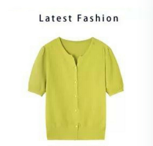 Knitted Cardigan Top#Single Piece (Green) (M-4XL) (Contact customer service to confirm size after placing an order) 