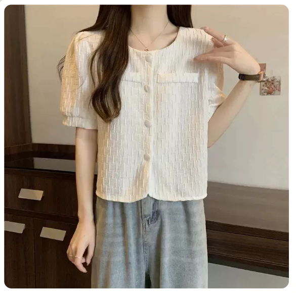 Cardigan chiffon top (white size: S-3XL) (Please contact customer service to confirm the shipping size after placing an order)